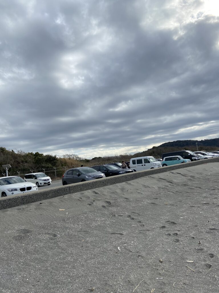 沖ノ島の駐車場